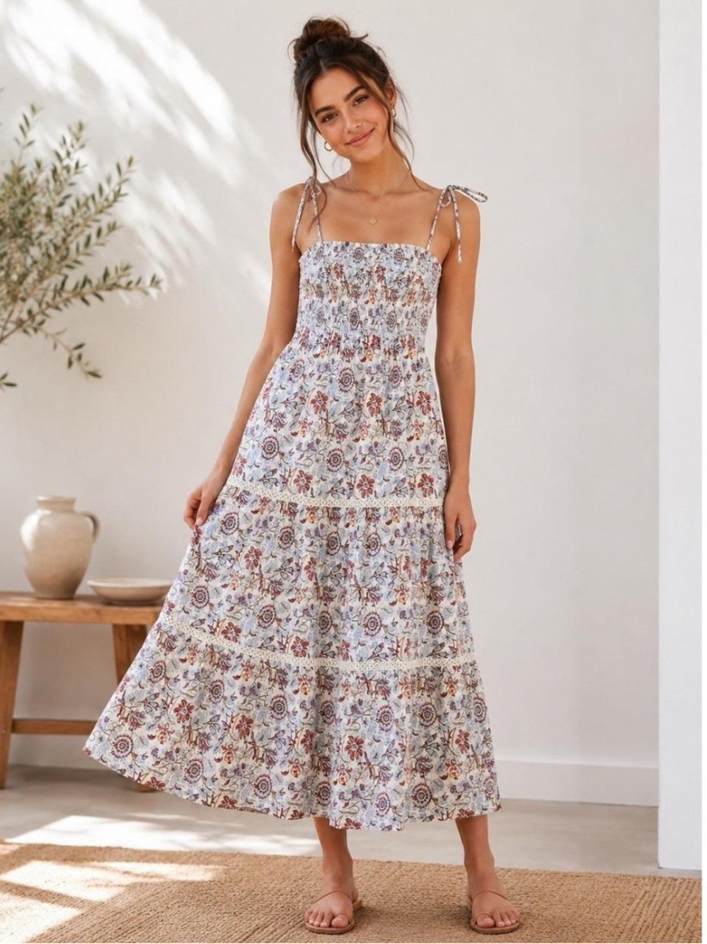 ROLLER RABBIT x Target floral embroidered fit & flare dress